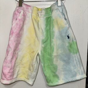 Polo Ralph Lauren Kids Tie-Dye Fleece Shorts (Size L/14–16)
